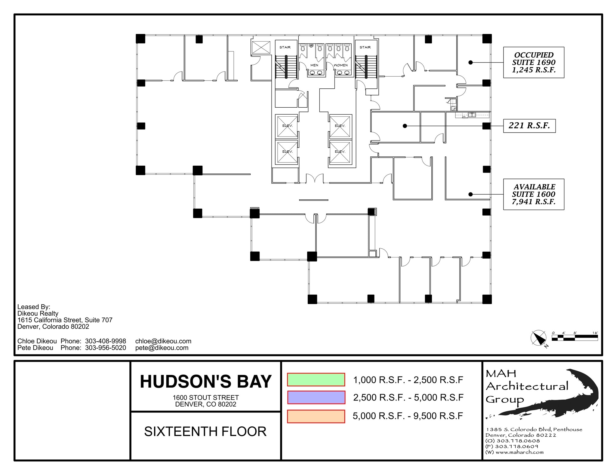 1600 Stout St, Denver, CO for lease Site Plan- Image 1 of 1
