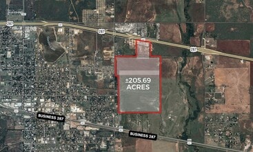 SEQ HWY 287 287 & Bell Rd, Iowa Park, TX - AERIAL map view - Image1