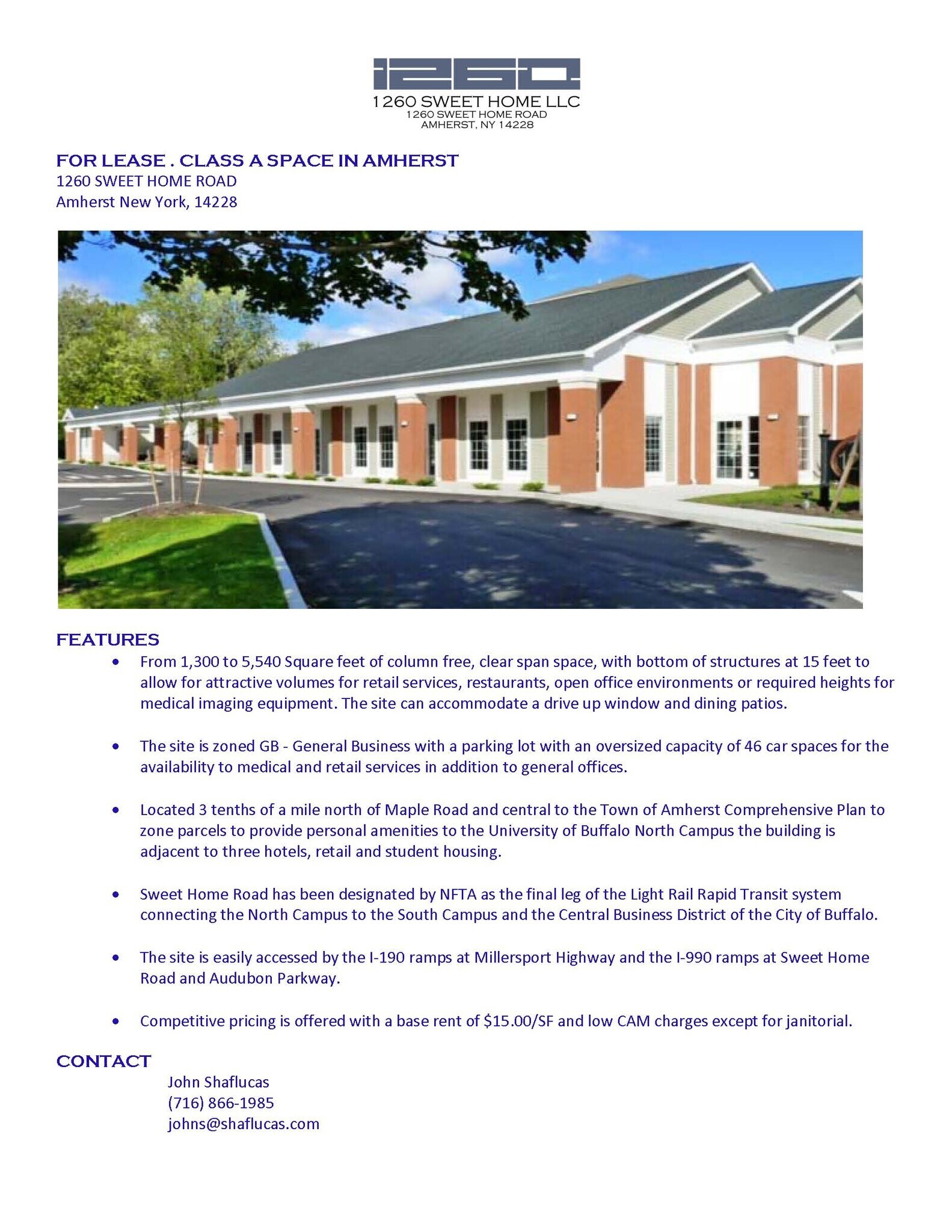 1260 Sweet Home Rd, Amherst, NY 14228 - Amherst Office Building