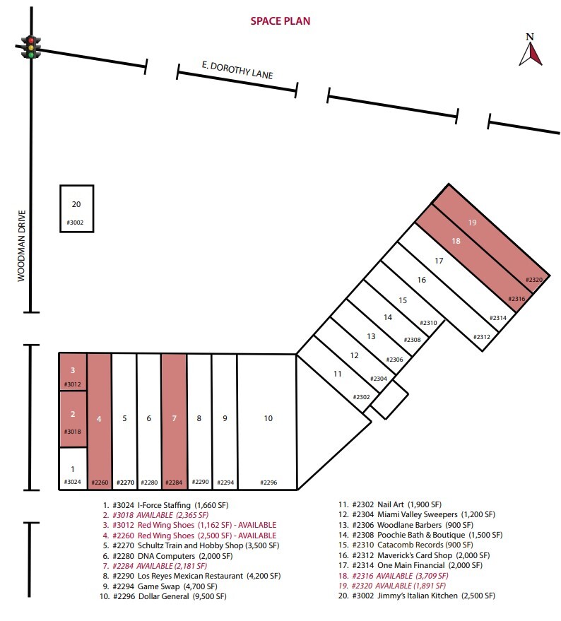 2260-3024 E Dorothy Ln, Kettering, OH for lease Site Plan- Image 1 of 1