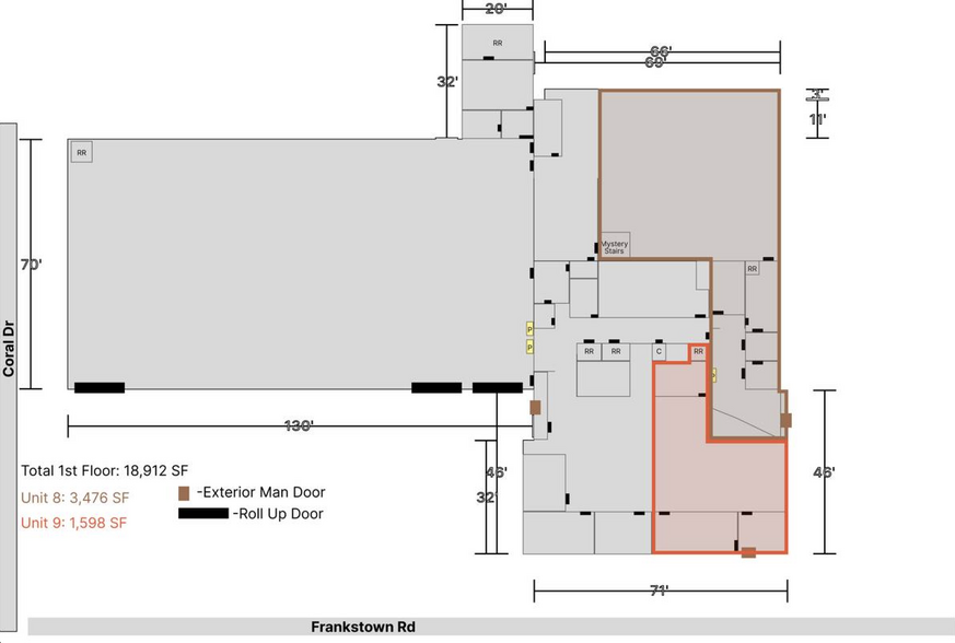 12827 Frankstown Rd, Pittsburgh, PA for lease - Floor Plan - Image 3 of 12