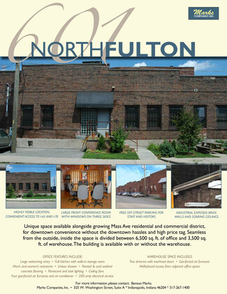 More details for 601-709 Fulton St, Indianapolis, IN - Office for Lease