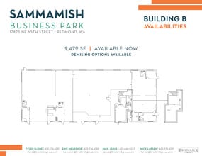 17825 NE 65th St, Redmond, WA for lease Floor Plan- Image 1 of 1