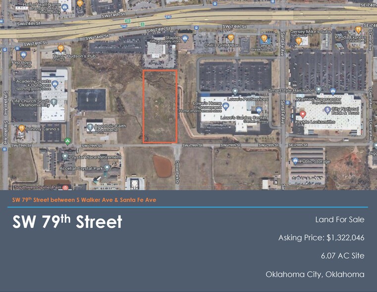 SW 79th Street, Oklahoma City, OK for sale - Primary Photo - Image 1 of 2