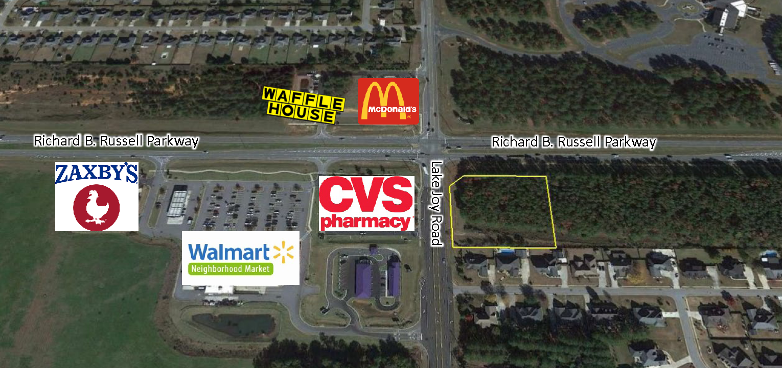 Russell Parkway and Lake Joy Road, Warner Robins, GA for sale Primary Photo- Image 1 of 1