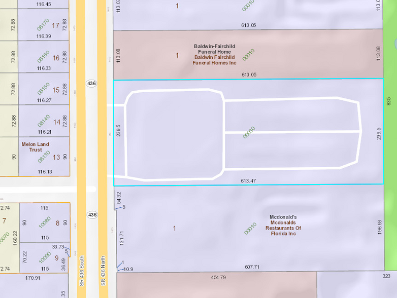 1501 S Semoran Blvd, Orlando, FL for lease - Plat Map - Image 3 of 11