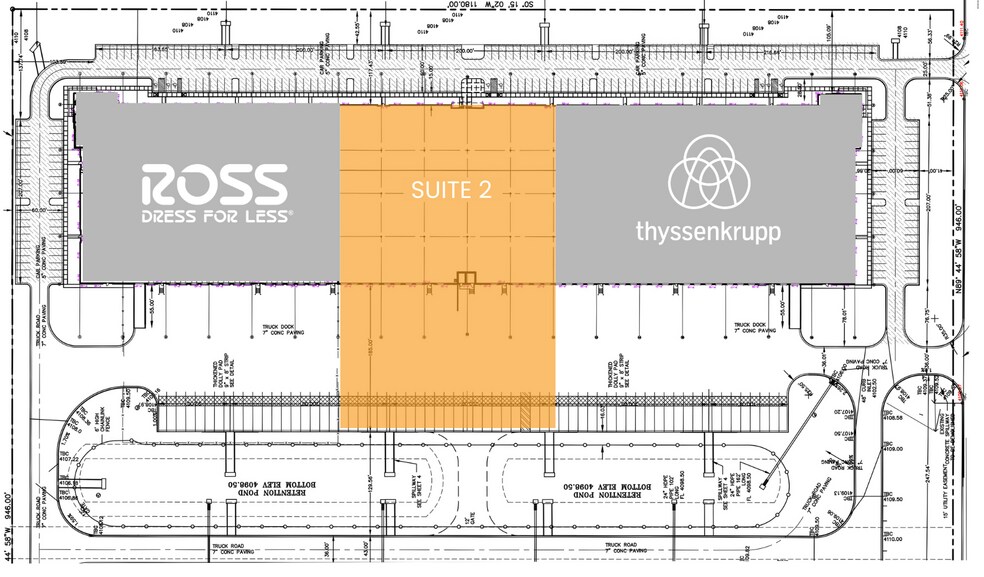 950 Industrial Rd, Santa Teresa, NM for lease - Site Plan - Image 2 of 2