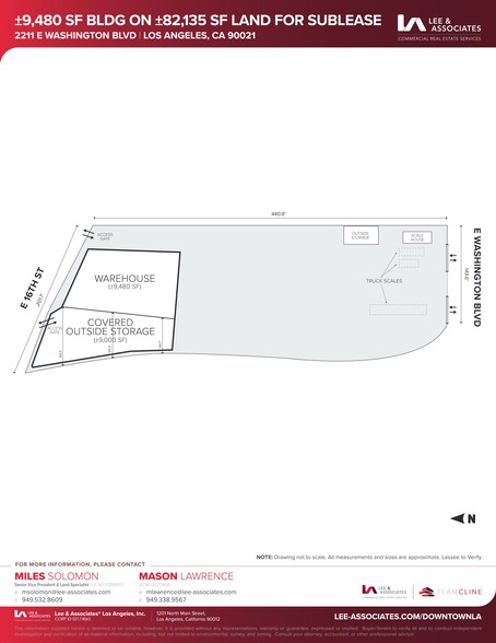 2211 E Washington Blvd, Los Angeles, CA for lease - Site Plan - Image 2 of 2