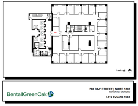 700 Bay St, Toronto, ON for lease Floor Plan- Image 1 of 1