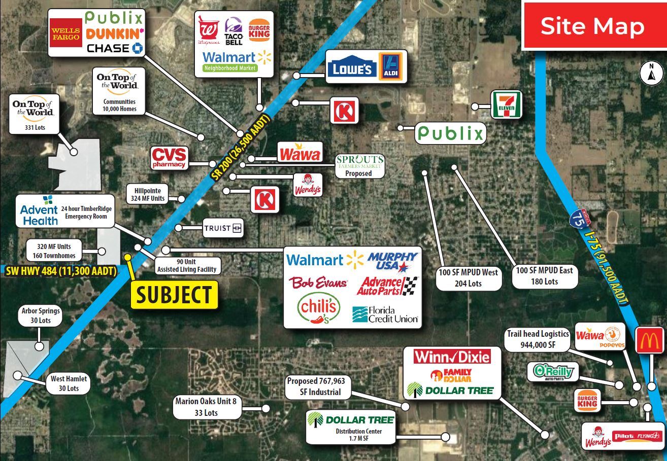 NWC of SR 200 & Hwy 484, Ocala, FL 34481 - NWC of SR 200 & Hwy 484 ...