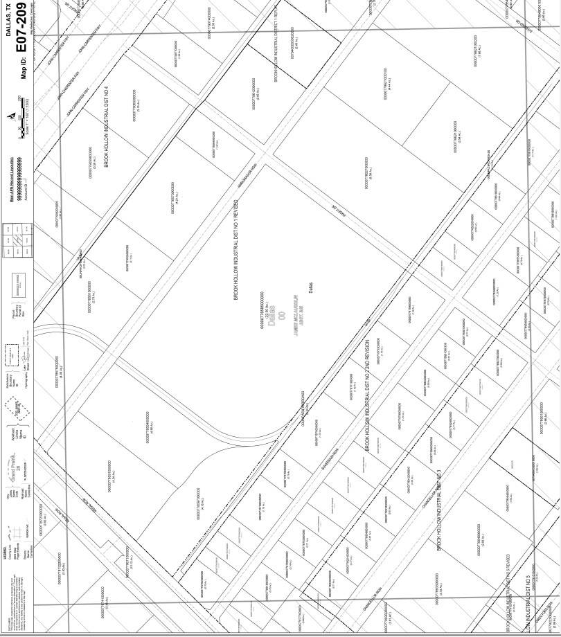 8701 Sovereign Row, Dallas, TX for sale Plat Map- Image 1 of 1