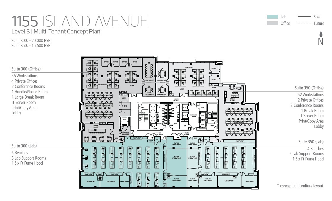 1155 Island Ave, San Diego, CA for lease Floor Plan- Image 1 of 1