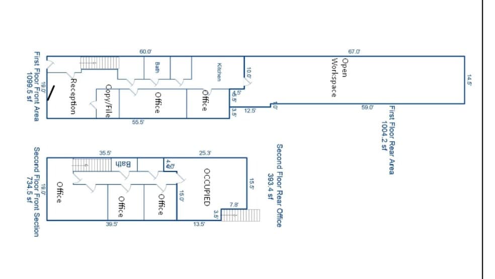 512-514 Crockett St, Shreveport, LA for lease - Floor Plan - Image 3 of 9