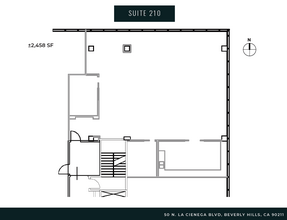 50 N La Cienega Blvd, Beverly Hills, CA for lease Floor Plan- Image 1 of 7