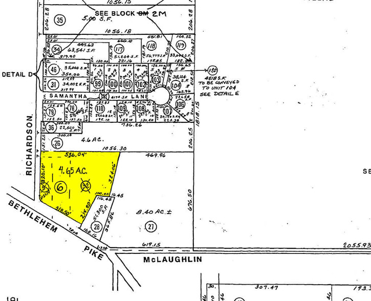 601 Bethlehem Pike, Montgomeryville, PA for sale - Plat Map - Image 3 of 4