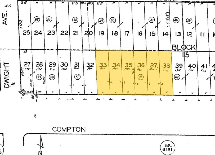 961 W Compton Blvd, Compton, CA for sale - Plat Map - Image 2 of 37