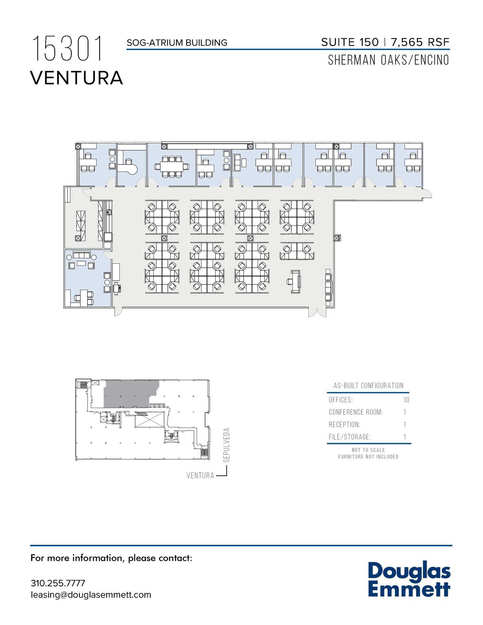 15301 Ventura Blvd, Sherman Oaks, CA for lease Floor Plan- Image 1 of 1