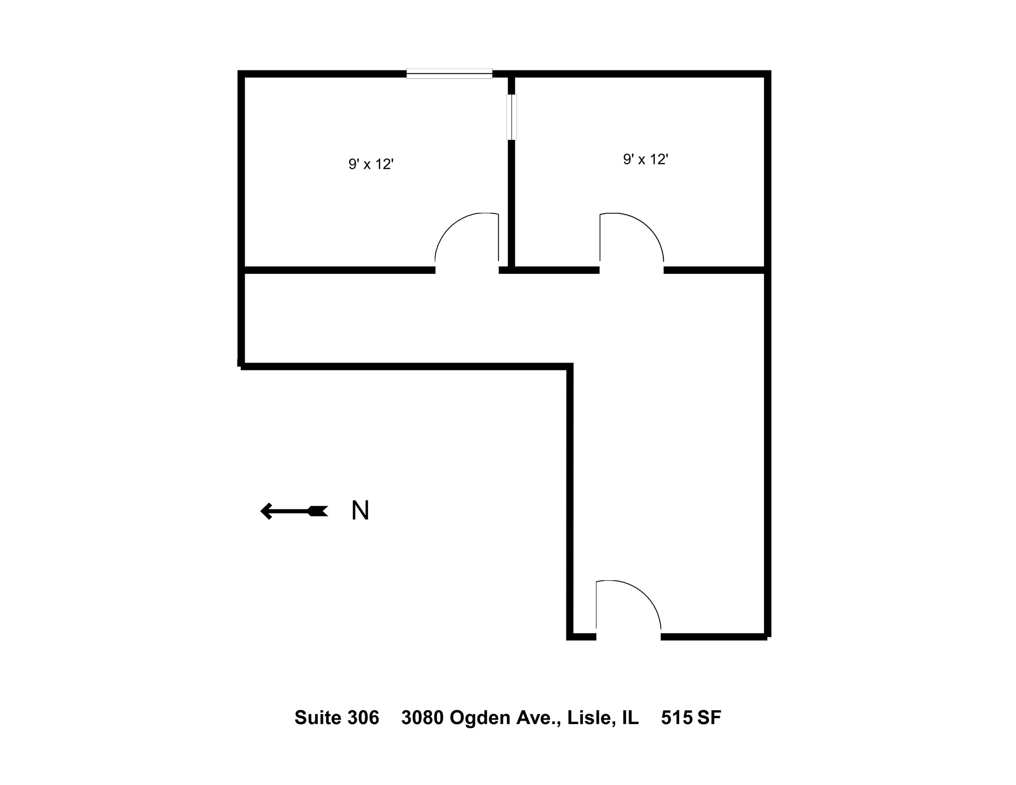 3060-3080 Ogden Ave, Lisle, IL for lease Site Plan- Image 1 of 1