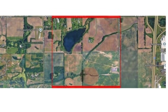 S Ridgeland Ave, Monee, IL - AERIAL  map view