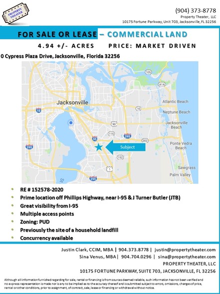 Cypress Plaza Dr, Jacksonville, FL for sale - Other - Image 1 of 1