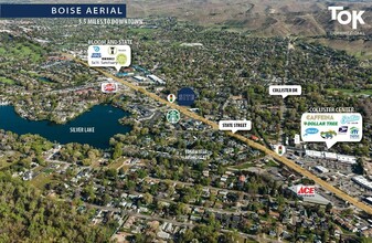 5102-5103 W State St, Boise, ID - aerial  map view