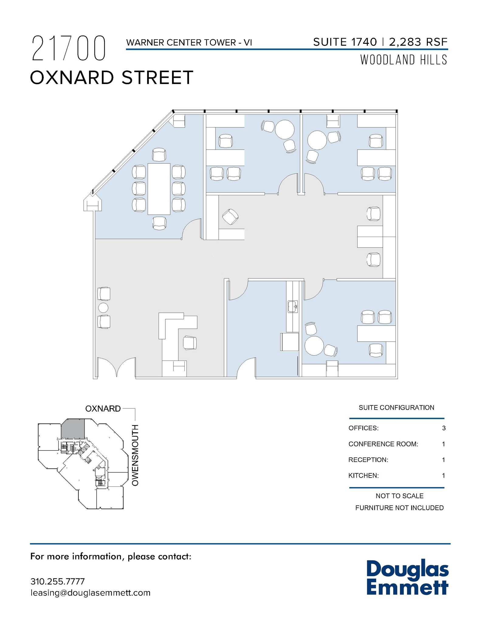 21700 Oxnard St, Woodland Hills, CA for lease Floor Plan- Image 1 of 1