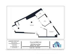 4004 Belt Line Rd, Addison, TX for lease Floor Plan- Image 1 of 1