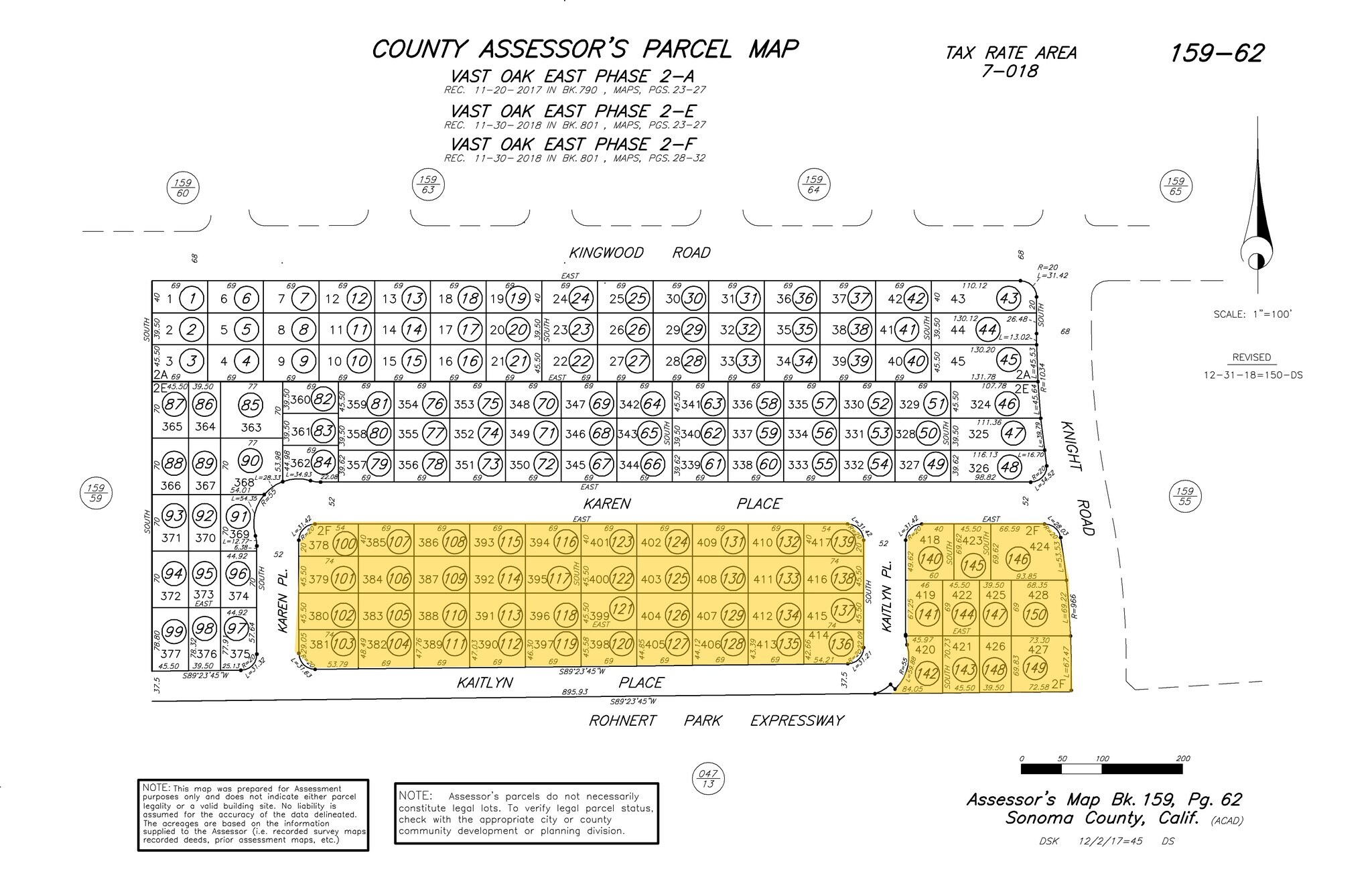 Rohnert Park Expy & Knight Rd, Rohnert Park, CA for sale Plat Map- Image 1 of 1