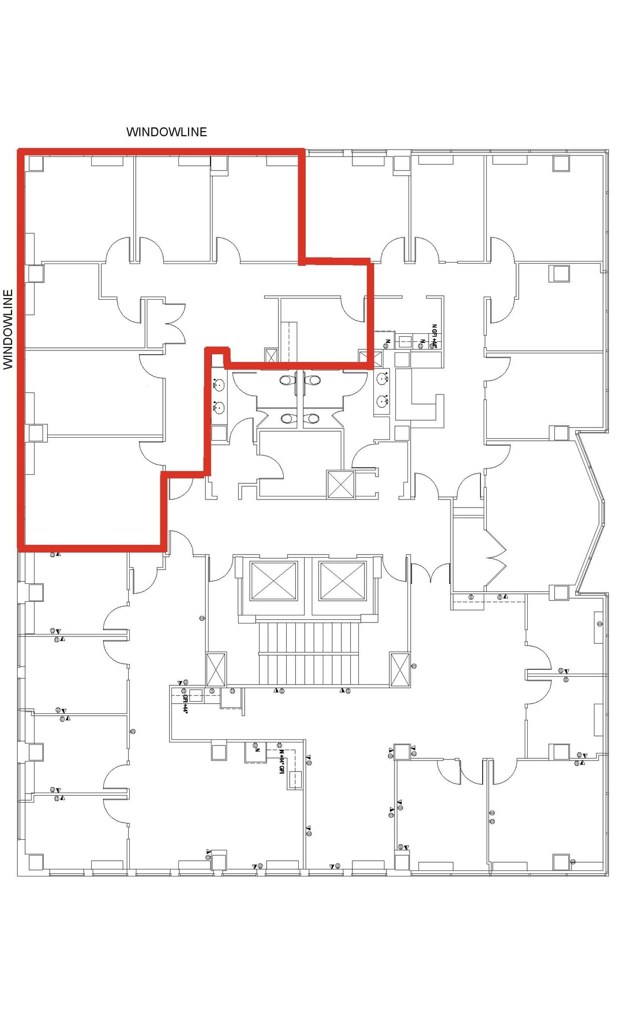 1444 I St NW, Washington, DC for lease Floor Plan- Image 1 of 1