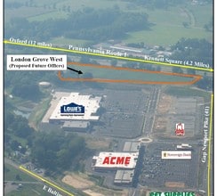 Gap Newport Pike, Avondale, PA - AERIAL  map view