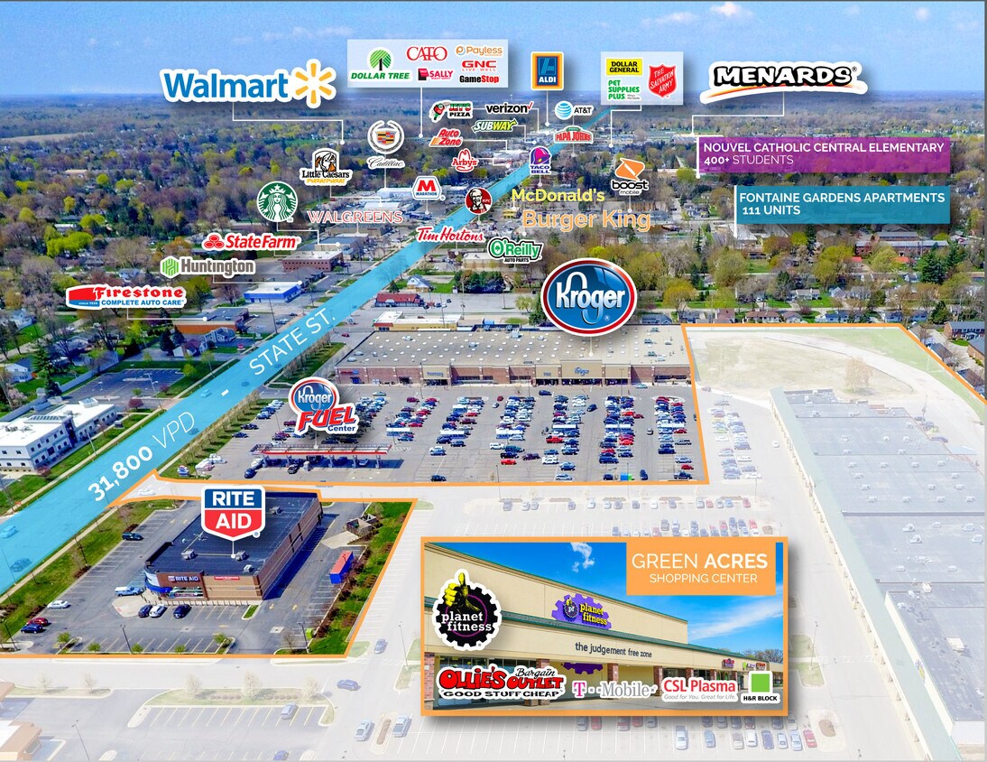 4510-4706 State St, Saginaw, MI for sale Building Photo- Image 1 of 1