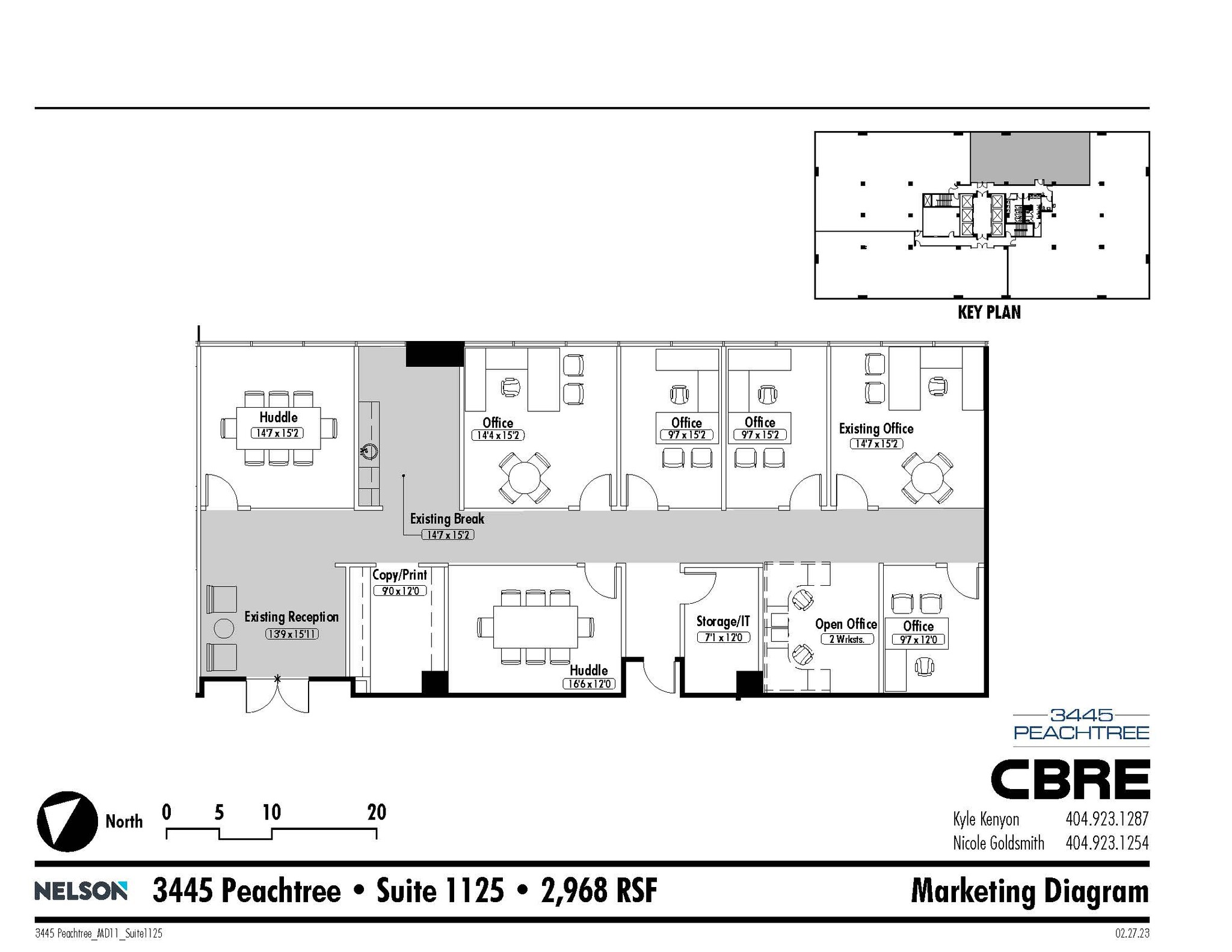 3445 Peachtree Rd NE, Atlanta, GA for lease Floor Plan- Image 1 of 2