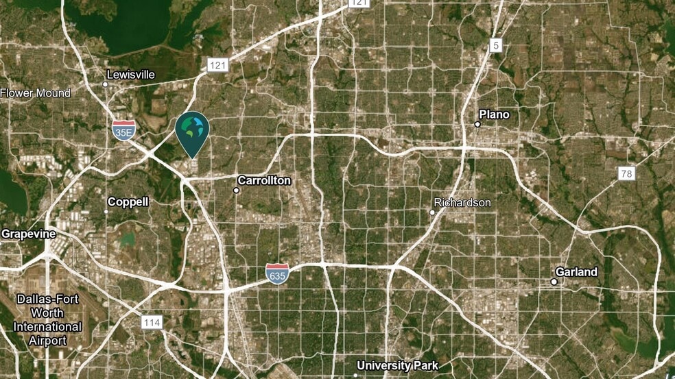 2940 Eisenhower St, Carrollton, TX for lease - Aerial - Image 2 of 2