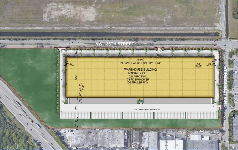 4700 NW 135th St, Opa Locka, FL for lease - Site Plan - Image 2 of 3