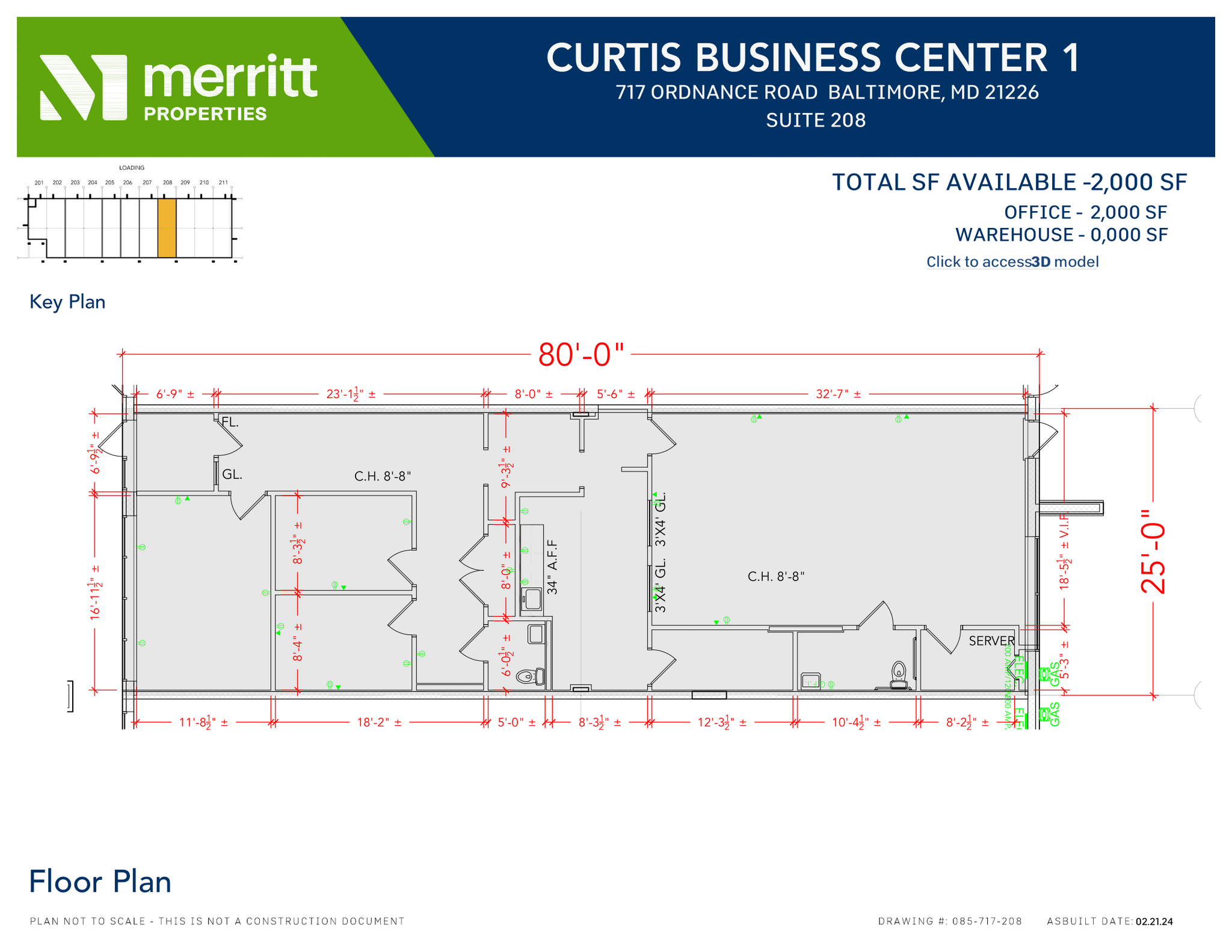 713 E Ordnance Rd, Baltimore, MD for lease Floor Plan- Image 1 of 1