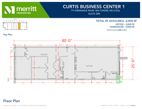 713 E Ordnance Rd, Baltimore, MD for lease Floor Plan- Image 1 of 1