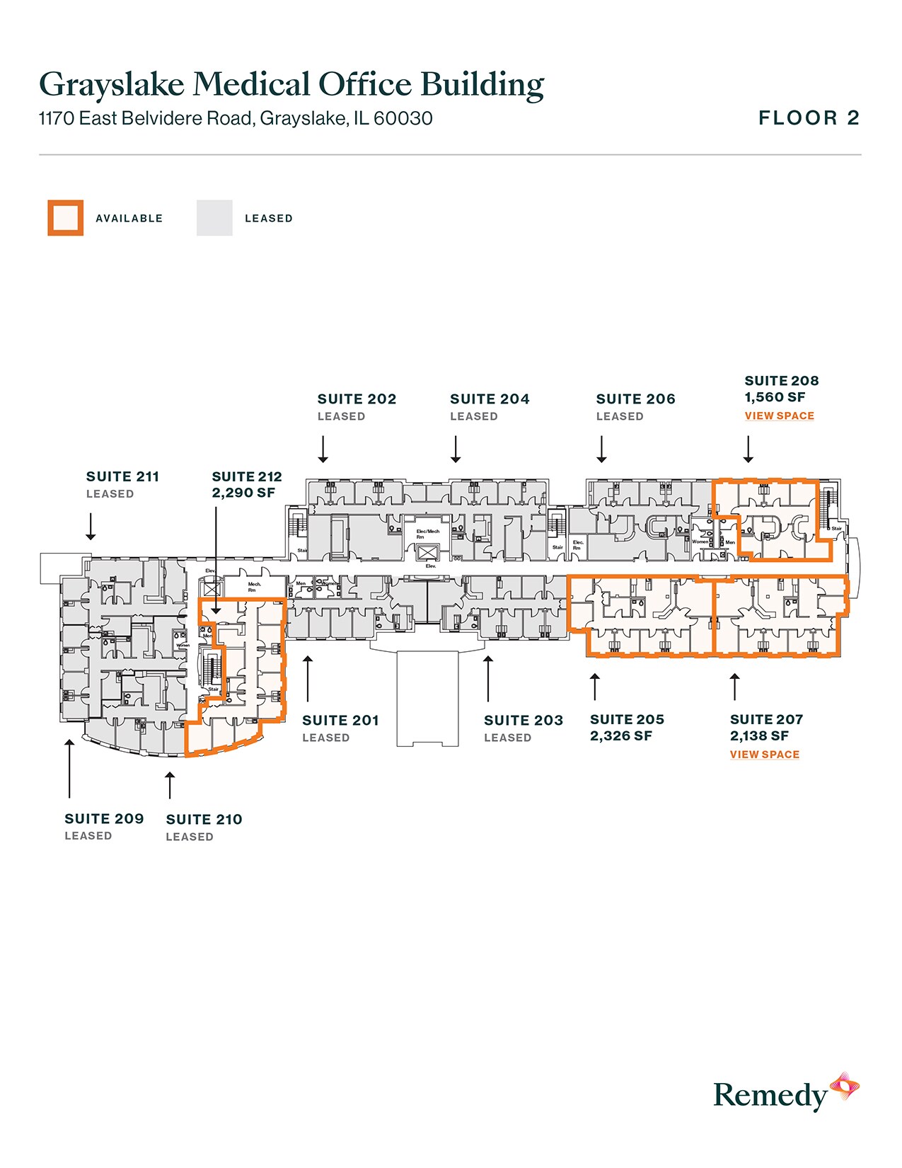 1170 E Belvidere Rd, Grayslake, IL for lease Floor Plan- Image 1 of 1