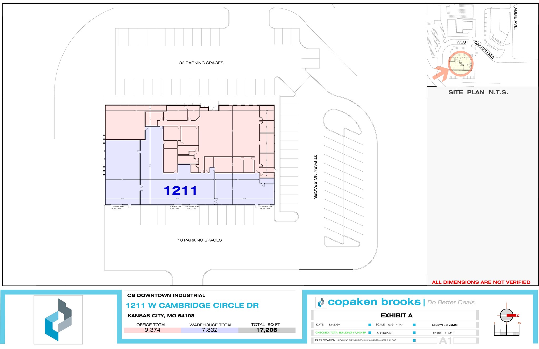 1211 W Cambridge Circle Dr, Kansas City, KS for lease Floor Plan- Image 1 of 1