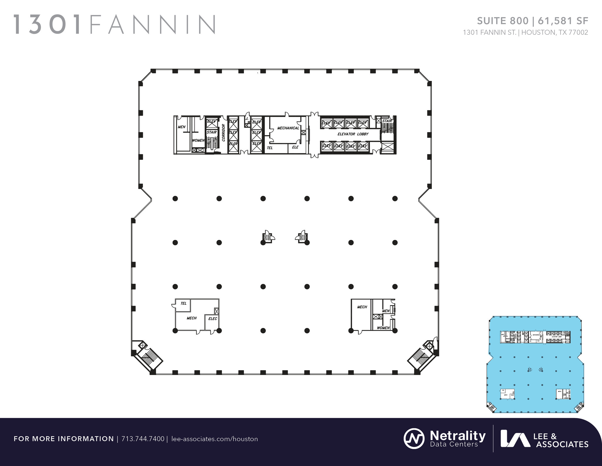 1301 Fannin St, Houston, TX for lease Floor Plan- Image 1 of 1