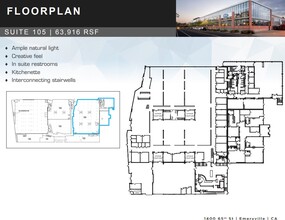 1400 65th St, Emeryville, CA for lease Floor Plan- Image 1 of 1