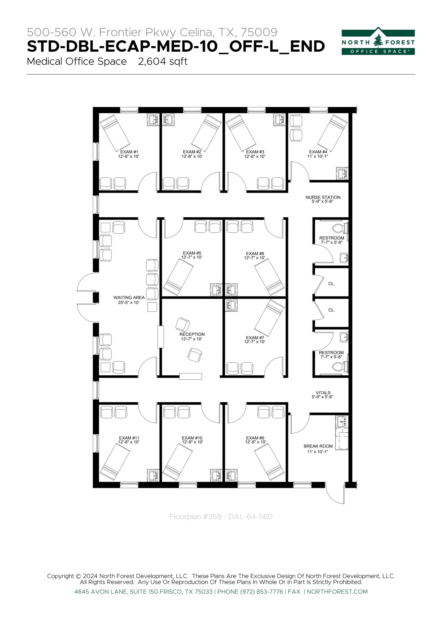 560 W Frontier Pky, Celina, TX for lease Site Plan- Image 1 of 2