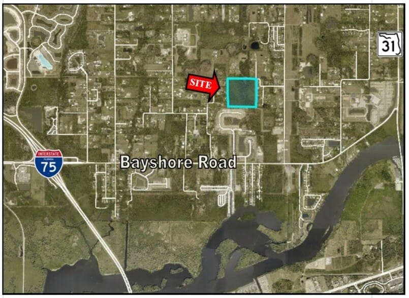 ACCESS UNDETERMINED, North Fort Myers, FL for sale - Aerial - Image 2 of 2