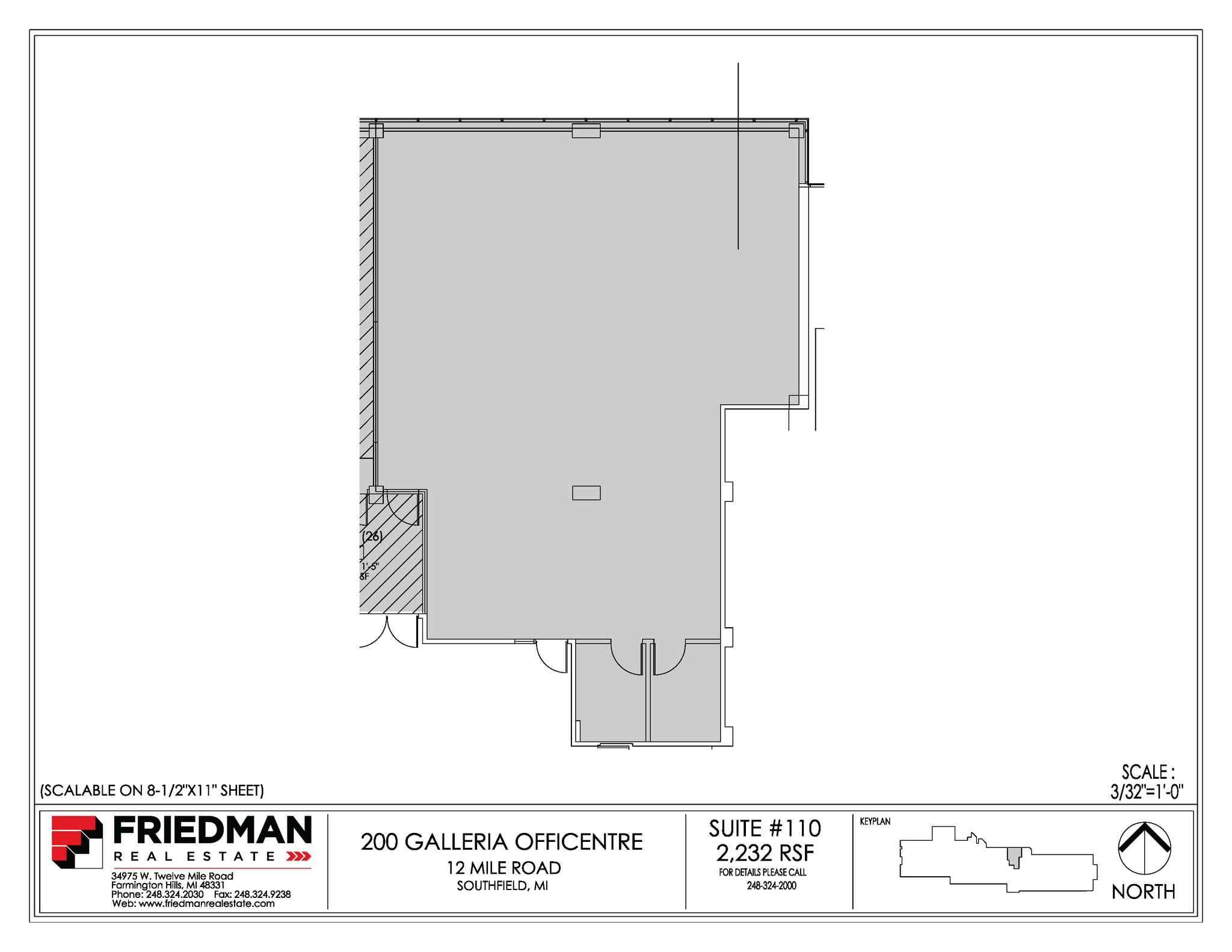 200 Galleria Officentre, Southfield, MI for sale Floor Plan- Image 1 of 1