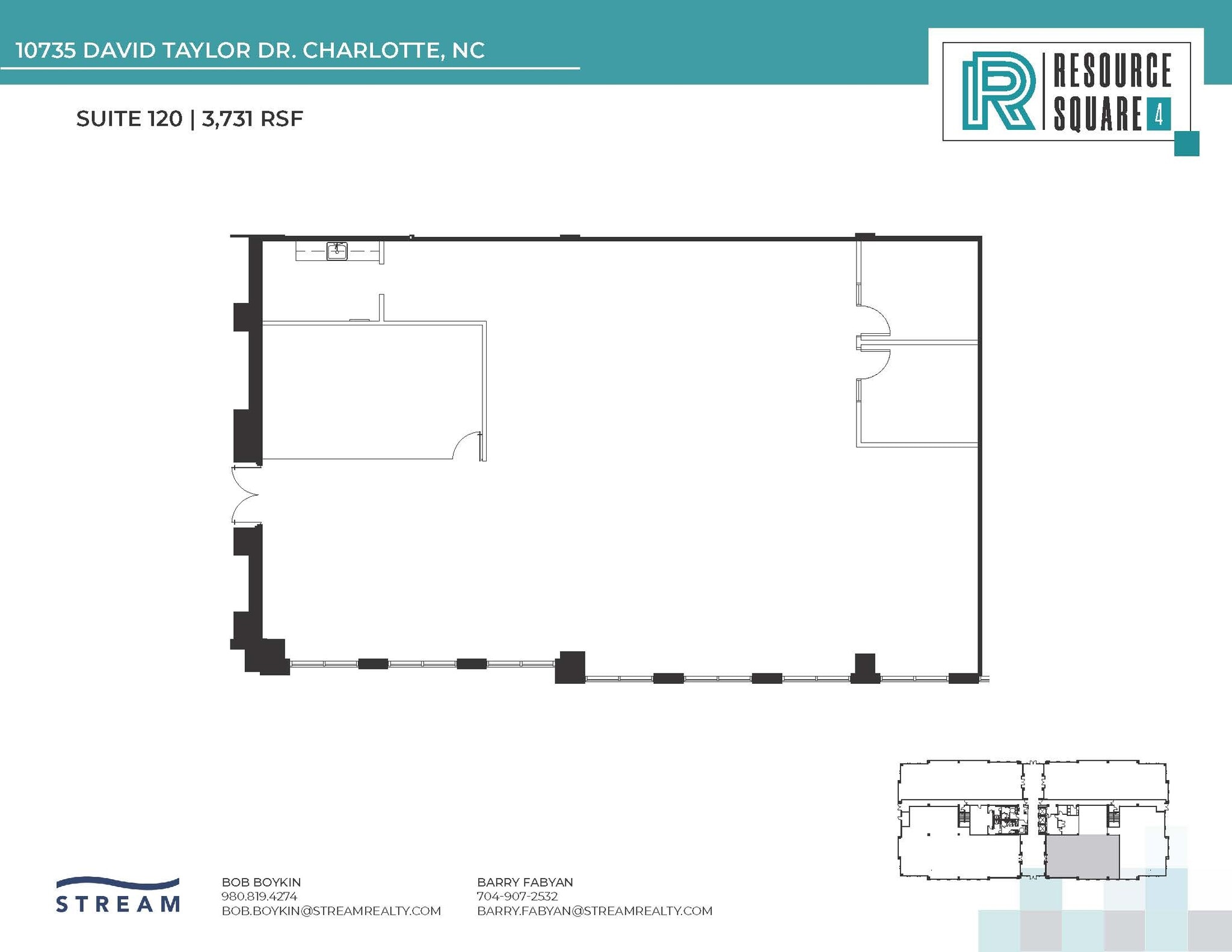 10735 David Taylor Dr, Charlotte, NC for lease Floor Plan- Image 1 of 3