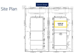 902-910 Gemini, Houston, TX for lease Site Plan- Image 2 of 2