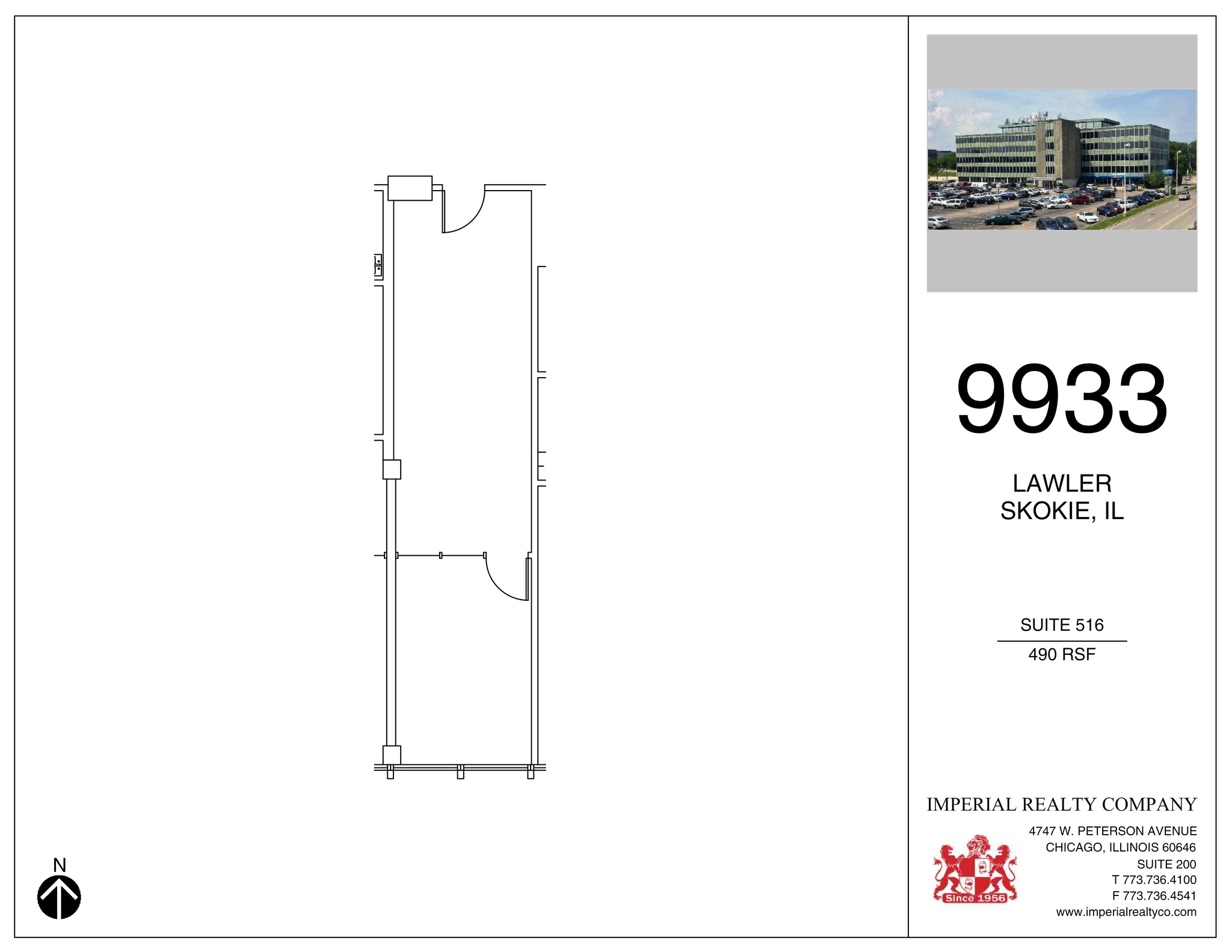 9933 Lawler Ave, Skokie, IL for lease Site Plan- Image 1 of 1