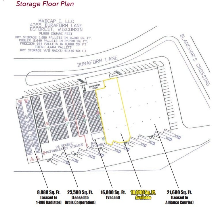 4355 Duraform Ln, Windsor, WI for lease Site Plan- Image 1 of 3