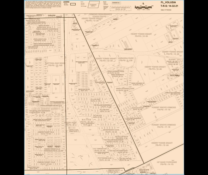 785 W Granada Blvd, Ormond Beach, FL for sale - Plat Map - Image 1 of 1