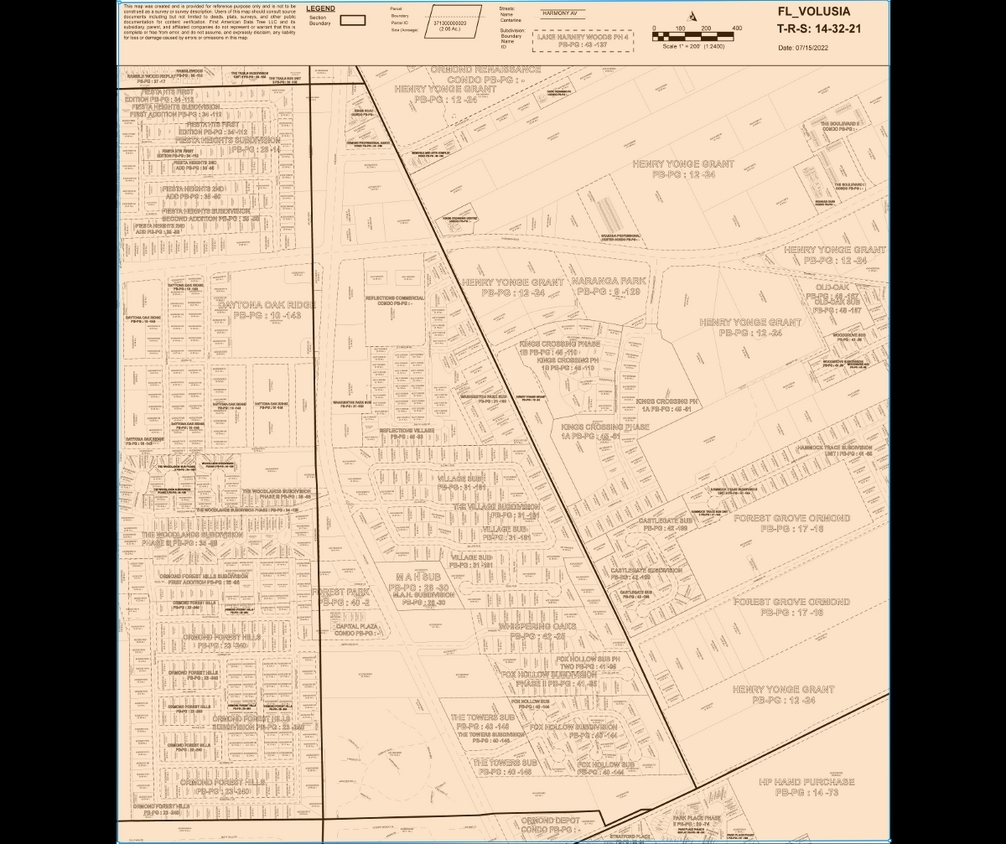 785 W Granada Blvd, Ormond Beach, FL for sale Plat Map- Image 1 of 1