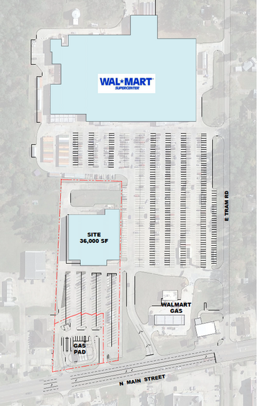 1380 N Main St, Vidor, TX for lease - Site Plan - Image 3 of 8